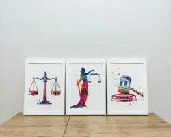 تابلوهای عدالت طرح نقاشی