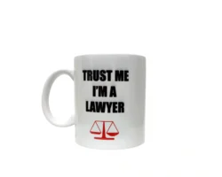 ماگ وکلا طرح "Trust me. I'm a lawyer"