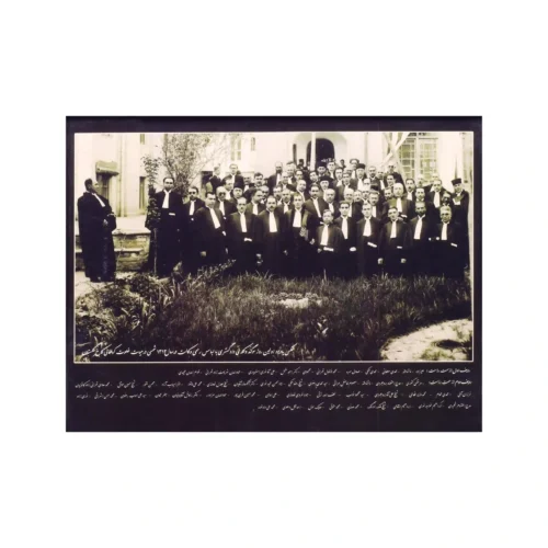 پوستر کاغذی اولین سوگند وکالت در ایران
