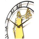 ساعت دیواری دکوراتیو طرح فرشته عدالت
