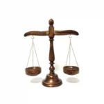 ترازوی عدالت طرح وارداتی تمام چوب