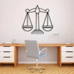 تابلو دکوراتیو ترازوی عدالت