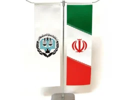 پرچم رومیزی مرکز وکلا و ایران مدلT