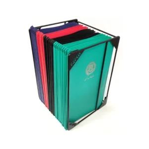 استند فلزی برای پوشه های گیره دار pvc