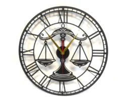ساعت دیواری حقوقی دکوراتیو