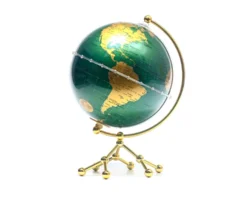 کره جغرافیایی درخشان چراغدار